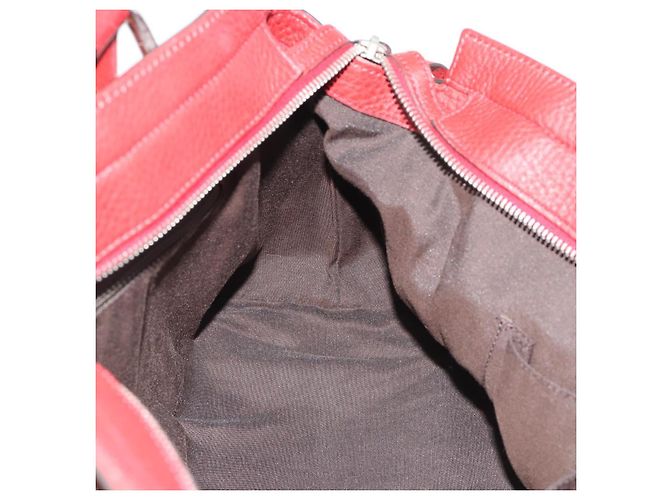 GUCCI Hand Bag Leather outlet Red Silver 355772 - vista 17