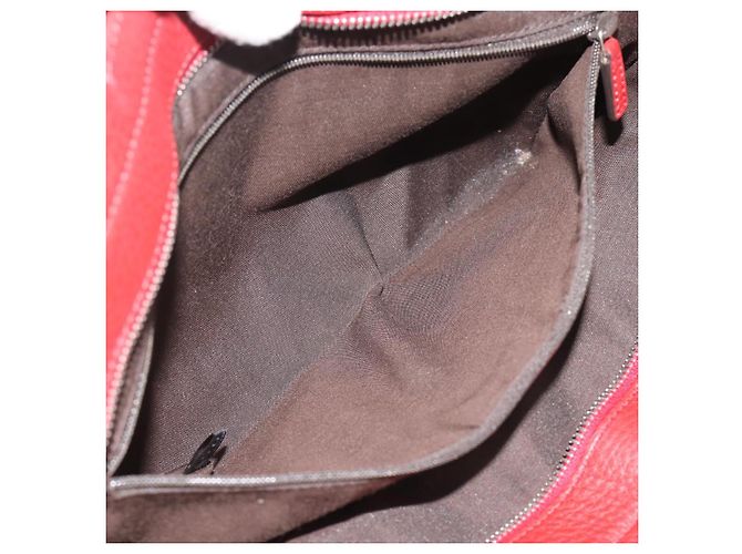 GUCCI Hand Bag Leather outlet Red Silver 355772 - vista 20