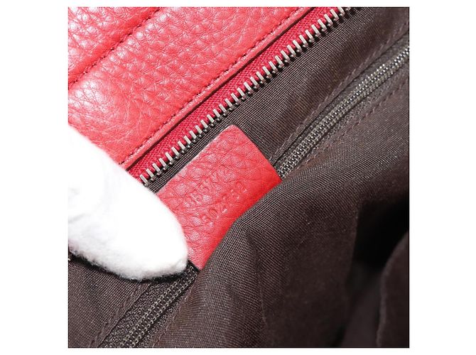 GUCCI Hand Bag Leather outlet Red Silver 355772 - vista 21