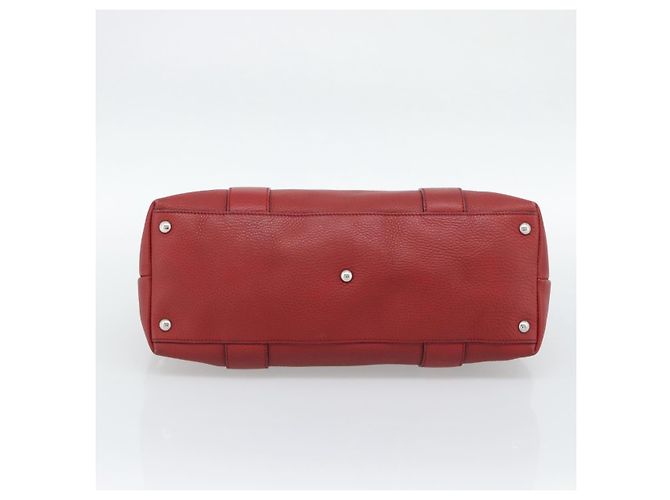 GUCCI Hand Bag Leather outlet Red Silver 355772 - vista 9