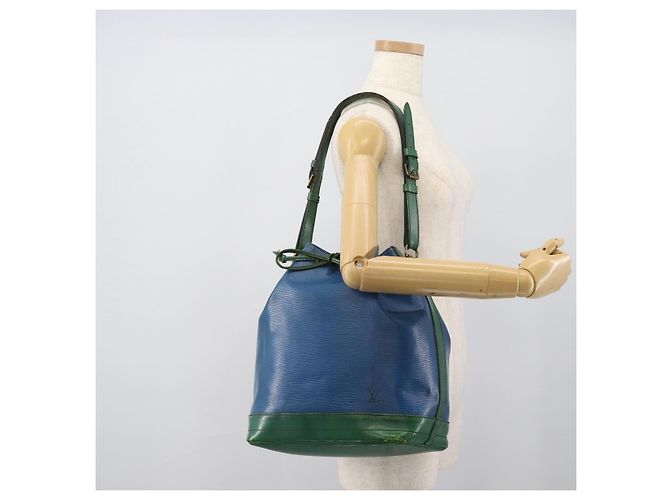 LOUIS VUITTON Epi Noe Shoulder Bag Green Blue M44044 LV - vista 21