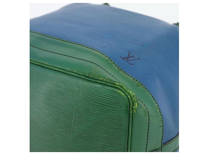 LOUIS VUITTON Epi Noe Shoulder Bag Green Blue M44044 LV - vista 9
