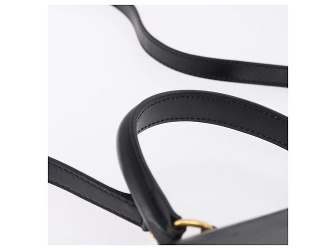 Céline CELINE Handtasche Leder 2way Schwarz Gold - Ansicht 8