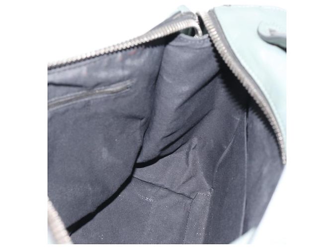 FENDI Hand Bag Leather 2way Green Silver - vista 19