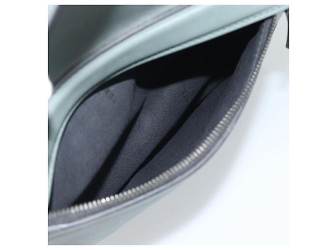 FENDI Hand Bag Leather 2way Green Silver - vista 26