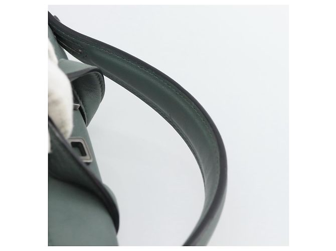 FENDI Hand Bag Leather 2way Green Silver - vista 8