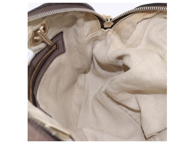 GUCCI Interlocking Shoulder Bag Leather Beige Gold 308983 - vista 19