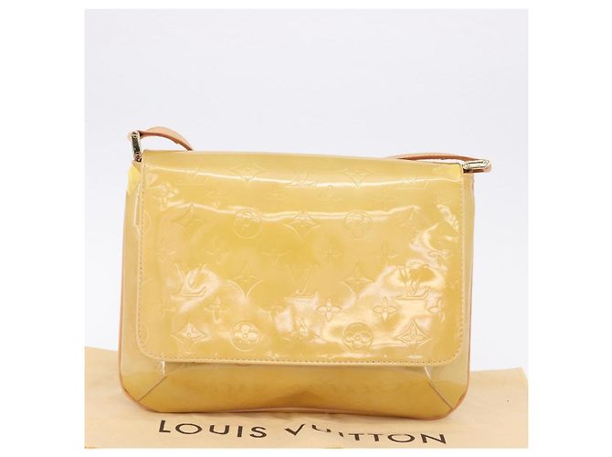 LOUIS VUITTON Monogram Vernis Thompson Street Bag Beige M91301 LV - vista 12