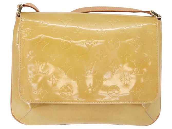 LOUIS VUITTON Monogram Vernis Thompson Street Bag Beige M91301 LV - vista 13