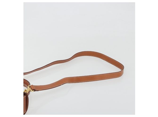 Céline CELINE Macadam Canvas Hand Bag PVC Leather 2way Brown Gold - vista 10