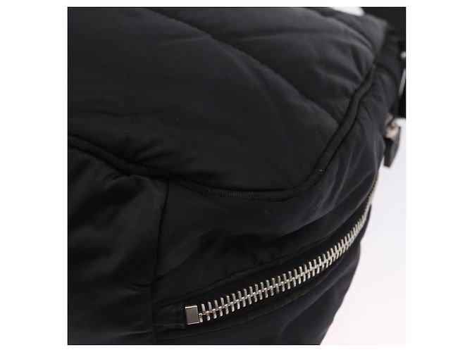 CHANEL Sports Line Shoulder Bag Nylon Black Silver CC - vista 14