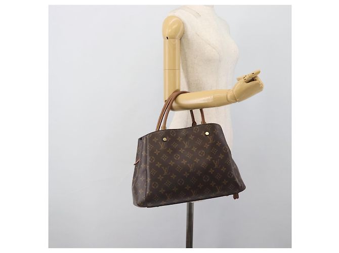 LOUIS VUITTON Monogram Montaigne MM Tote Bag M41056 LV - vista 25