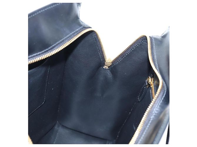 Bolsa de ombro PRADA em couro preto e dourado - vista 20