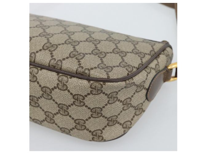GUCCI GG Supreme Web Sherry Line Shoulder Bag PVC Beige 89 02 054 - vista 12