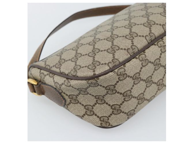 GUCCI GG Supreme Web Sherry Line Shoulder Bag PVC Beige 89 02 054 - vista 13