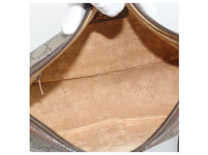 GUCCI GG Supreme Web Sherry Line Shoulder Bag PVC Beige 89 02 054 - vista 16