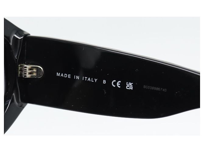 CHANEL Sunglasses Plastic Black CC - vista 11