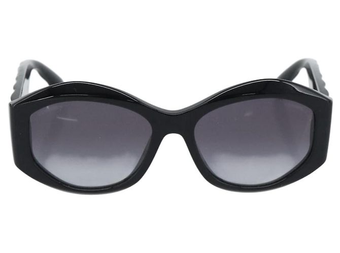 CHANEL Sunglasses Plastic Black CC - vista 2