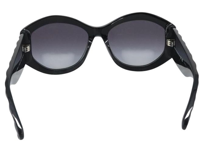 CHANEL Sunglasses Plastic Black CC - vista 3
