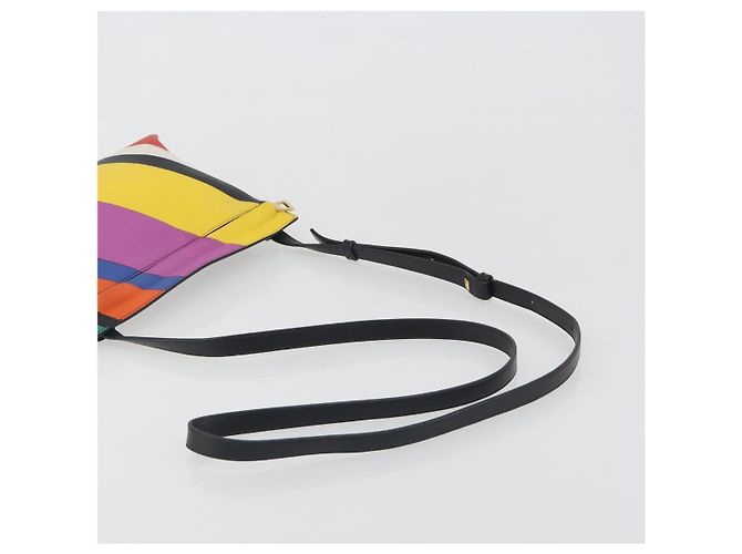 LOEWE Schultertasche aus Leder Multicolor Gold - Ansicht 7