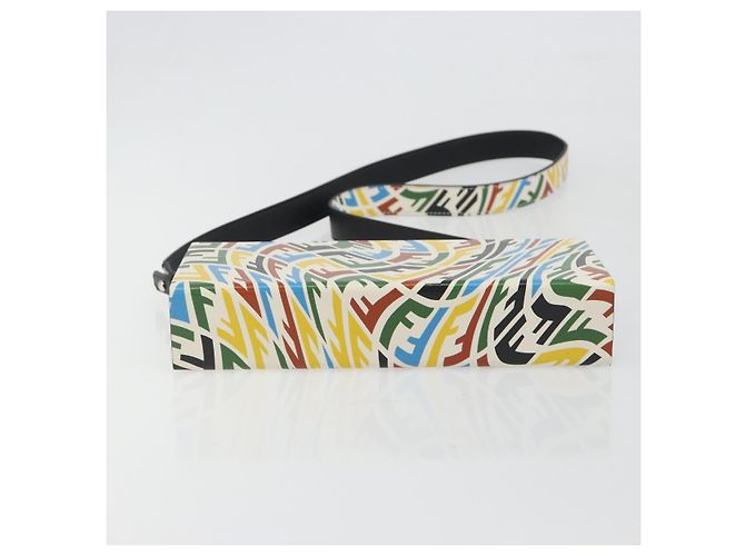 FENDI Zucca Canvas Vertigo Shoulder Bag PVC Multicolor Silver - vista 10