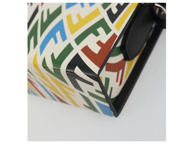FENDI Zucca Canvas Vertigo Shoulder Bag PVC Multicolor Silver - vista 13
