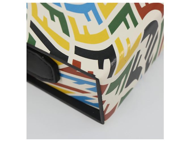 FENDI Zucca Canvas Vertigo Shoulder Bag PVC Multicolor Silver - vista 14