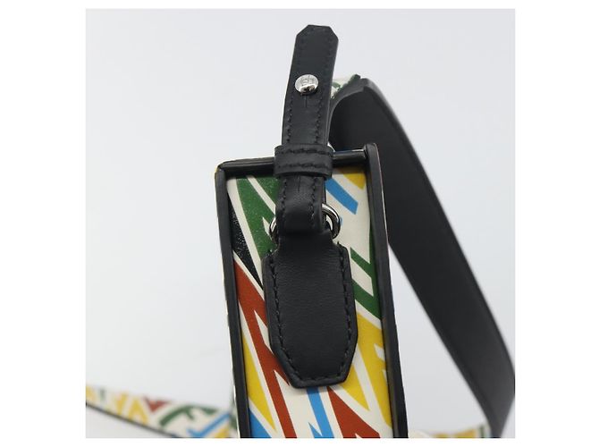 FENDI Zucca Canvas Vertigo Shoulder Bag PVC Multicolor Silver - vista 15