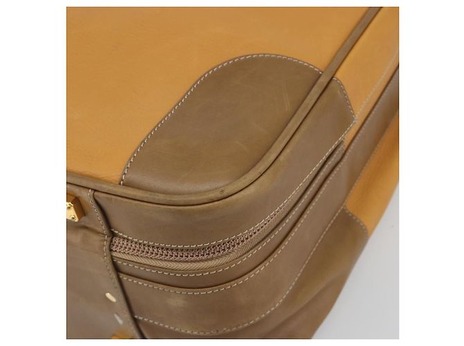 LOEWE Anagram Trunk Leather Beige Gold Tone - vista 10