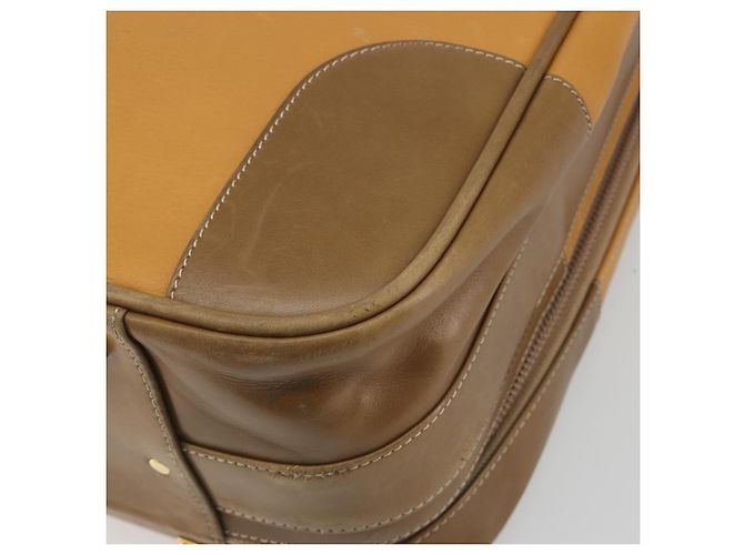 LOEWE Anagram Trunk Leather Beige Gold Tone - vista 12