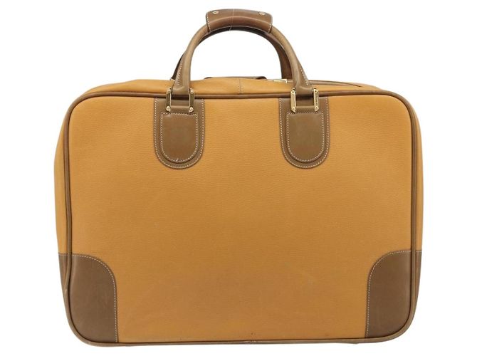 LOEWE Anagram Trunk Leather Beige Gold Tone - vista 3
