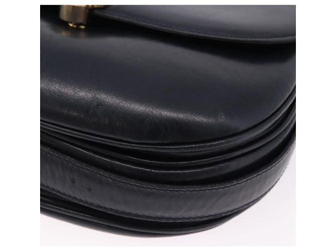 Céline CELINE Shoulder Bag Leather Navy Gold - vista 11