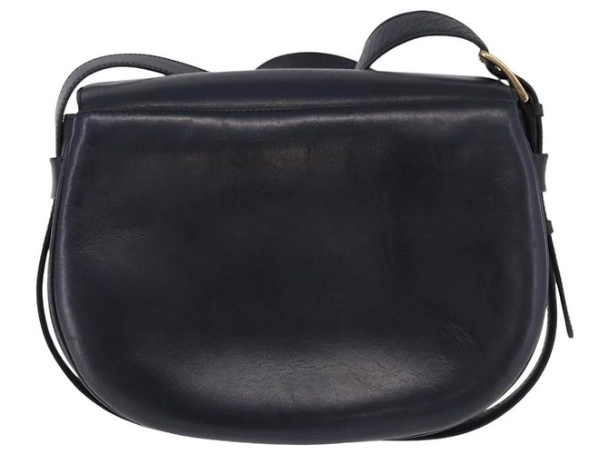 Céline CELINE Shoulder Bag Leather Navy Gold - vista 3