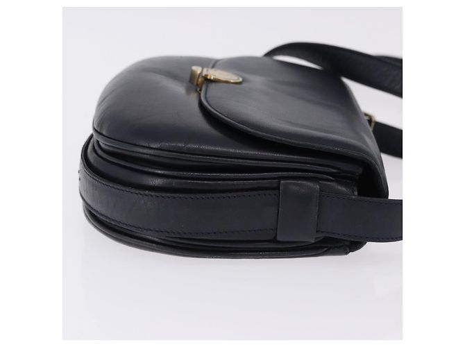 Céline CELINE Shoulder Bag Leather Navy Gold - vista 4