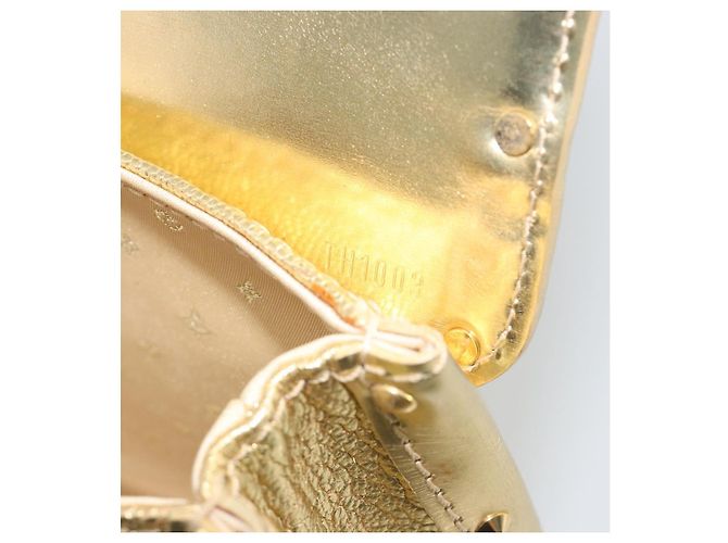 LOUIS VUITTON Suhari Emerble Shoulder Bag Leather Gold LV - vista 22