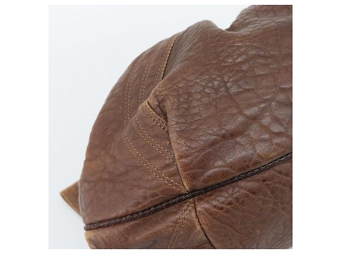 FENDI Spy Bag Leather Brown Gold - vista 11
