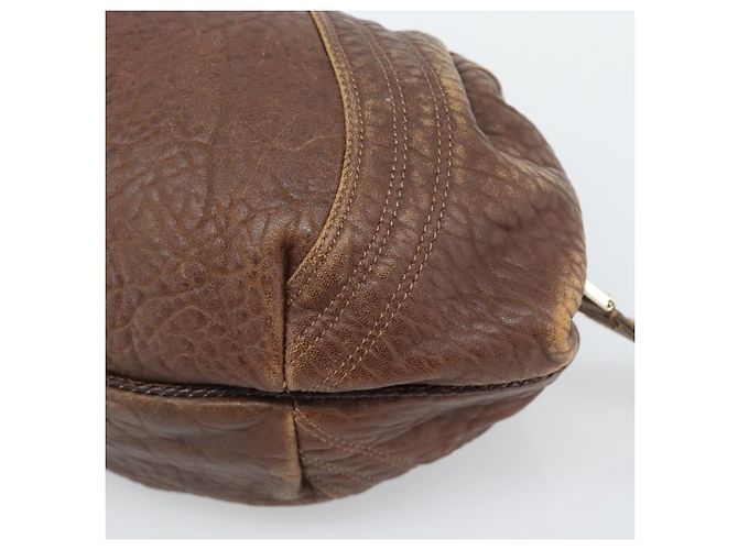 FENDI Spy Bag Leather Brown Gold - vista 12