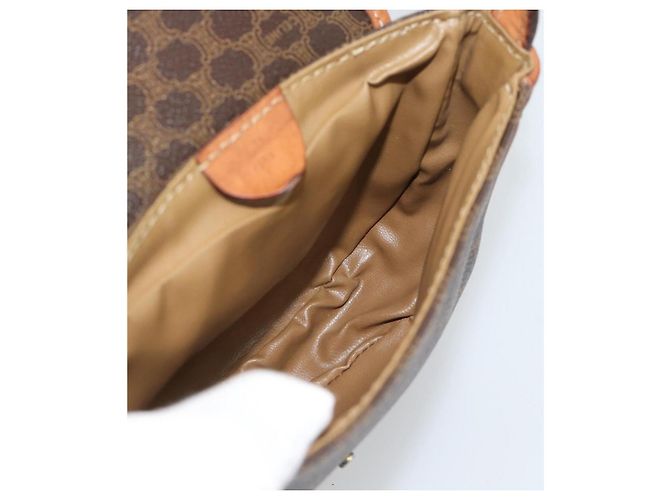 Céline CELINE Macadam Shoulder Bag PVC Leather Brown Gold Tone - vista 17