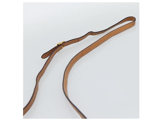 Céline CELINE Macadam Shoulder Bag PVC Leather Brown Gold Tone - vista 8