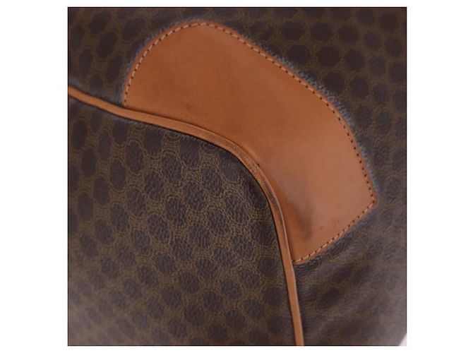 Céline CELINE Macadam Boston Bag PVC Leather Brown Gold Tone - vista 10