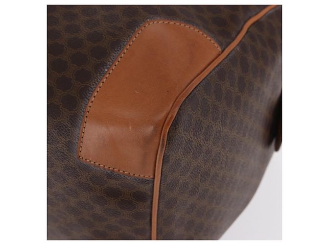 Céline CELINE Macadam Boston Bag PVC Leather Brown Gold Tone - vista 11
