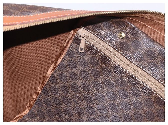 Céline CELINE Macadam Boston Bag PVC Leather Brown Gold Tone - Ansicht 21