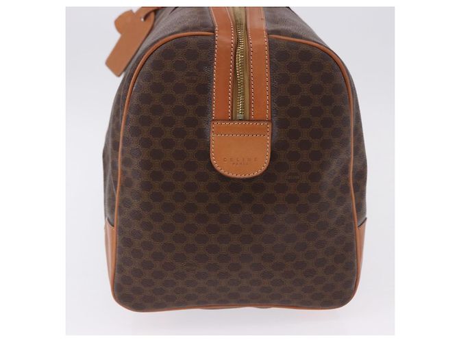 Céline CELINE Macadam Boston Bag PVC Leather Brown Gold Tone - vista 4
