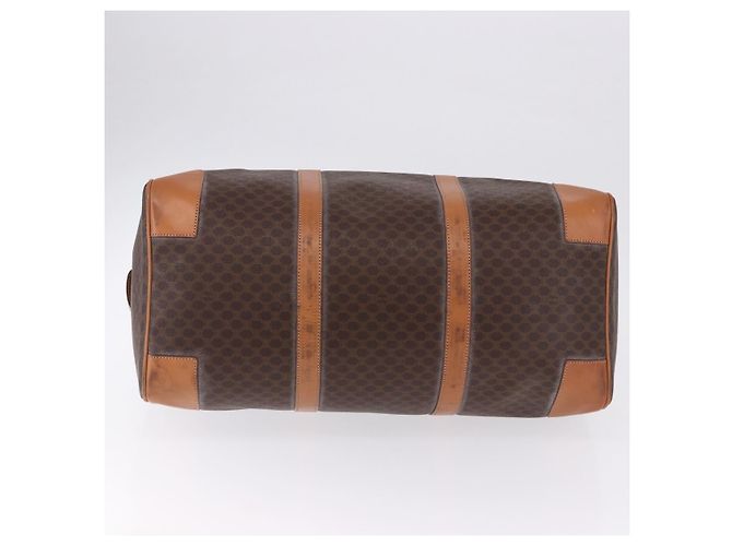 Céline CELINE Macadam Boston Bag PVC Leather Brown Gold Tone - vista 9