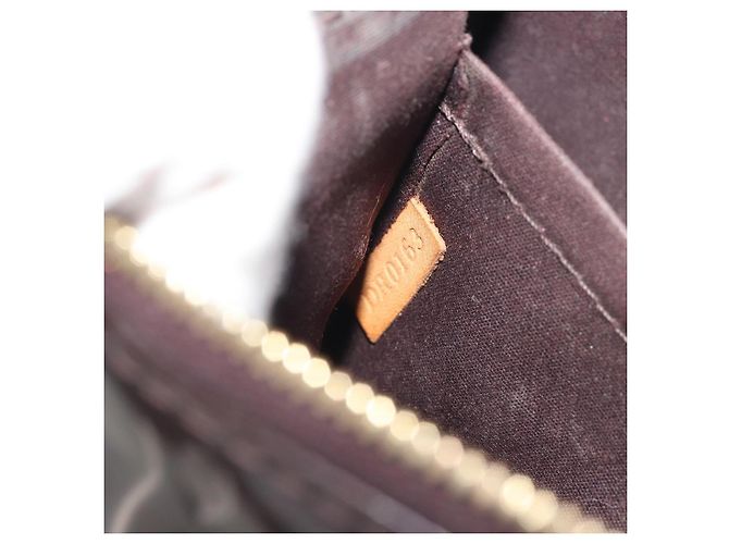 LOUIS VUITTON Monogram Vernis Pochette Pouch Amarante M91576 LV - vista 12