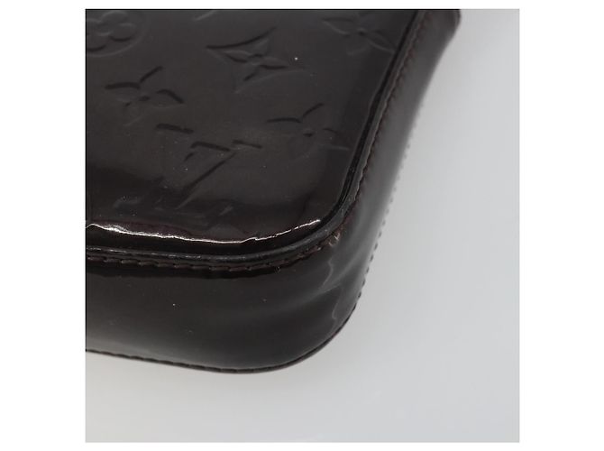LOUIS VUITTON Monogram Vernis Pochette Pouch Amarante M91576 LV - vista 14
