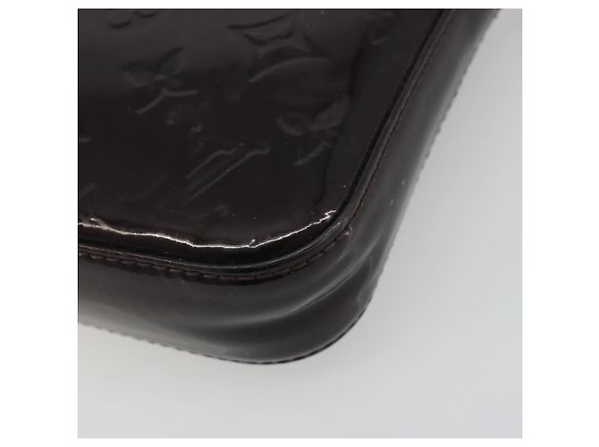 LOUIS VUITTON Monogram Vernis Pochette Pouch Amarante M91576 LV - vista 16