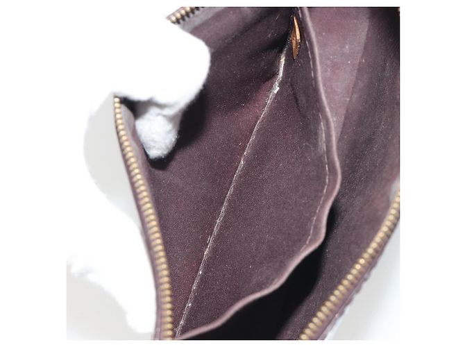 LOUIS VUITTON Monogram Vernis Pochette Pouch Amarante M91576 LV - vista 21