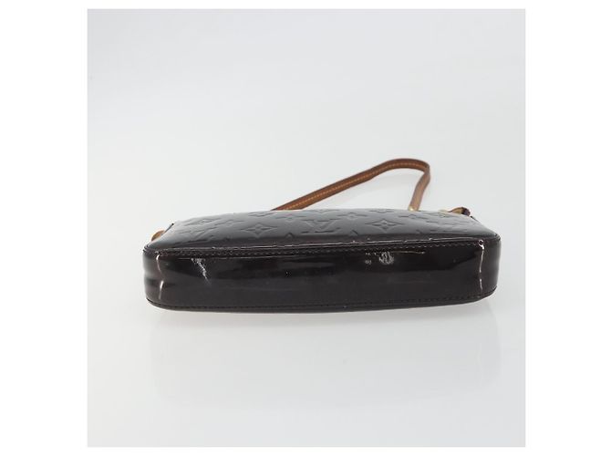 LOUIS VUITTON Monogram Vernis Pochette Pouch Amarante M91576 LV - vista 5
