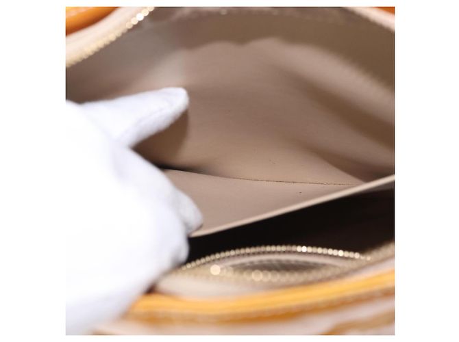 LOUIS VUITTON Monogram Vernis Houston Hand Bag Beige M91004 LV - Ansicht 24